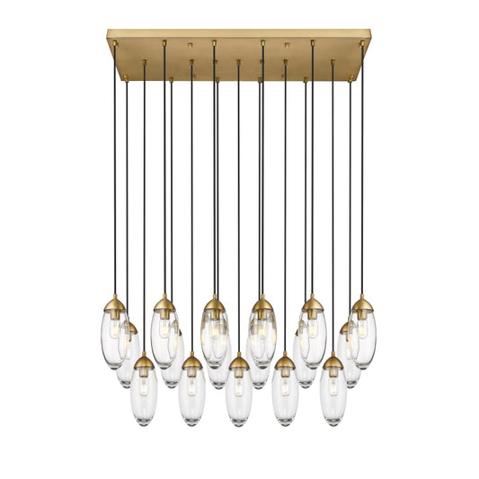 Z-Lite Arden 17 Light 42" Wide Suspension Linear Pendant