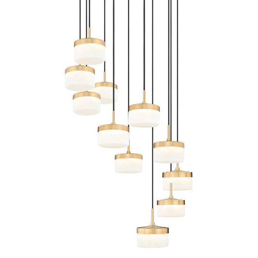 Z-Lite Renaud 28" Wide LED Multi Light Pendant