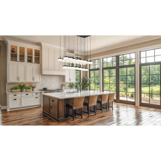 Z-Lite Renaud 59" Wide LED 23 Light Linear Pendant