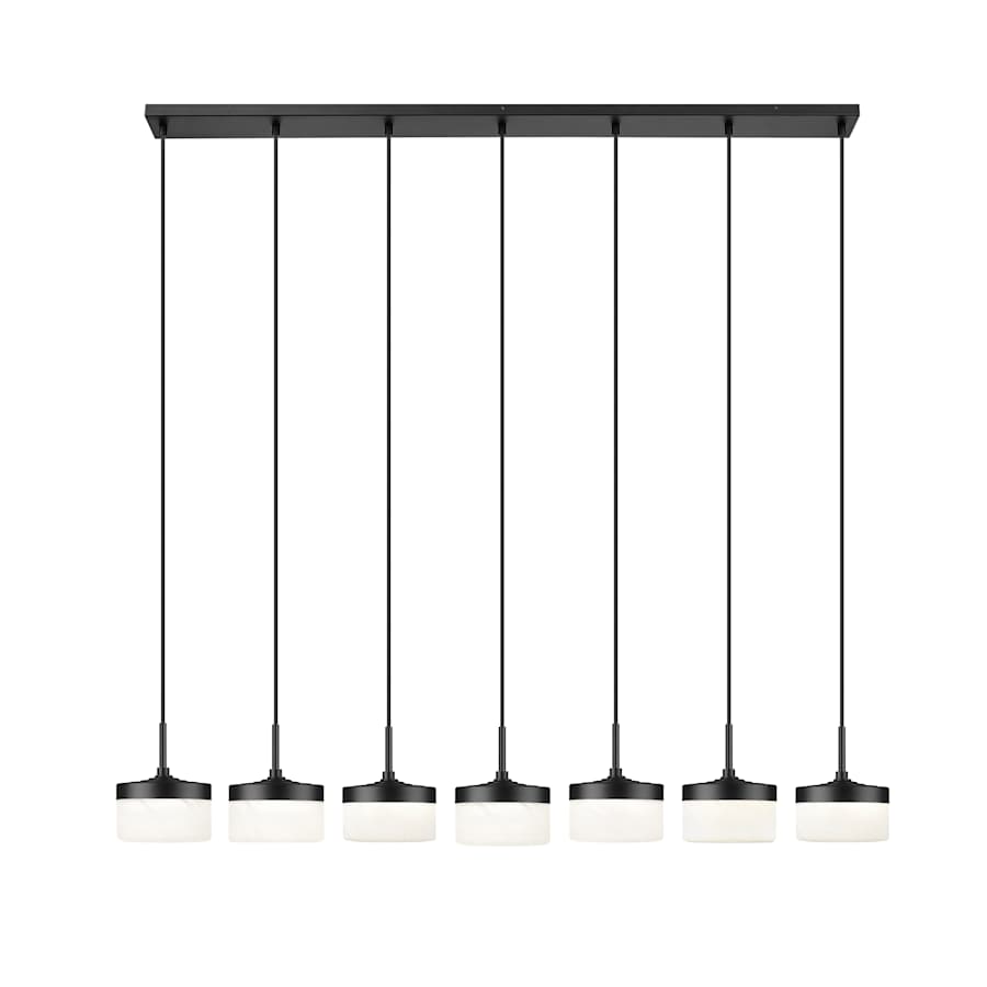 Z-Lite Renaud 59" Wide LED 7 Light Linear Pendant