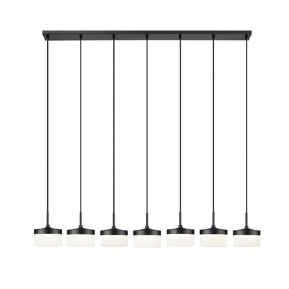 Z-Lite Renaud 59" Wide LED 7 Light Linear Pendant