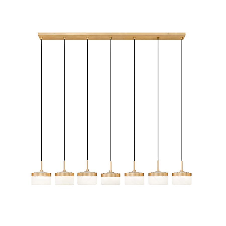 Z-Lite Renaud 59" Wide LED 7 Light Linear Pendant