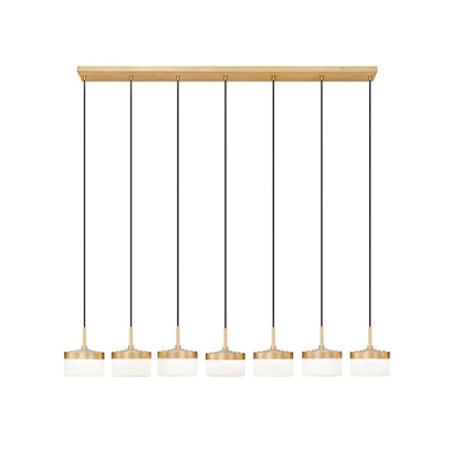 Z-Lite Renaud 59" Wide LED 7 Light Linear Pendant