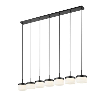 Z-Lite Renaud 59" Wide LED 7 Light Linear Pendant