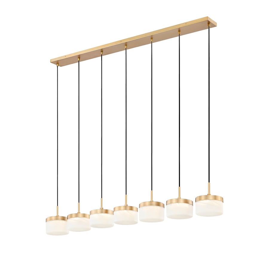 Z-Lite Renaud 59" Wide LED 7 Light Linear Pendant
