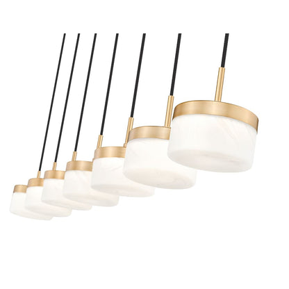 Z-Lite Renaud 59" Wide LED 7 Light Linear Pendant