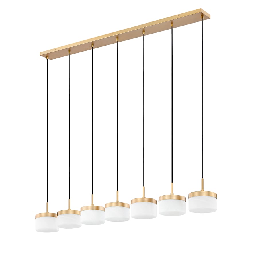 Z-Lite Renaud 59" Wide LED 7 Light Linear Pendant