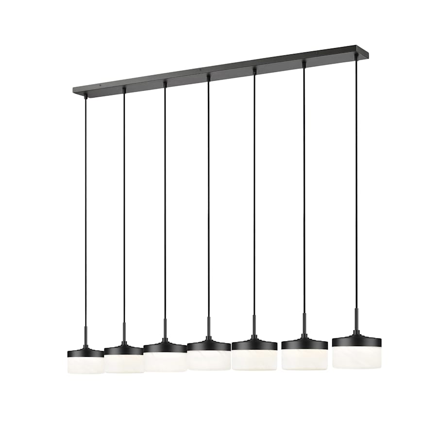 Z-Lite Renaud 59" Wide LED 7 Light Linear Pendant