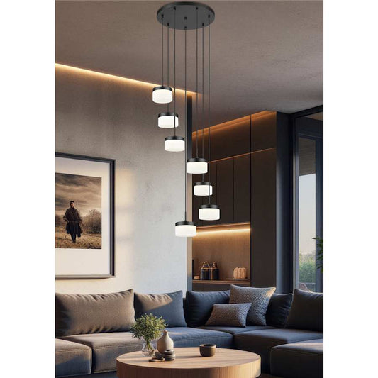 Z-Lite Renaud 21" Wide LED Multi Light Pendant
